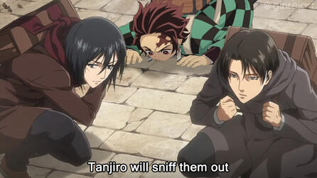 Tanjiro x Attack on Titan