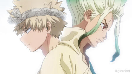 Bakugo x Dr. Stone Bakugo x Dr. Stone